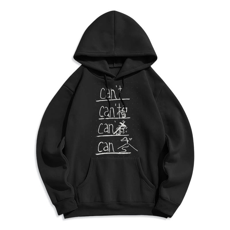 Quotation Style Redemption Through Jesus Sacrifice Fleece Lined Polyester Hoodie