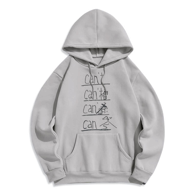 Quotation Style Redemption Through Jesus Sacrifice Fleece Lined Polyester Hoodie