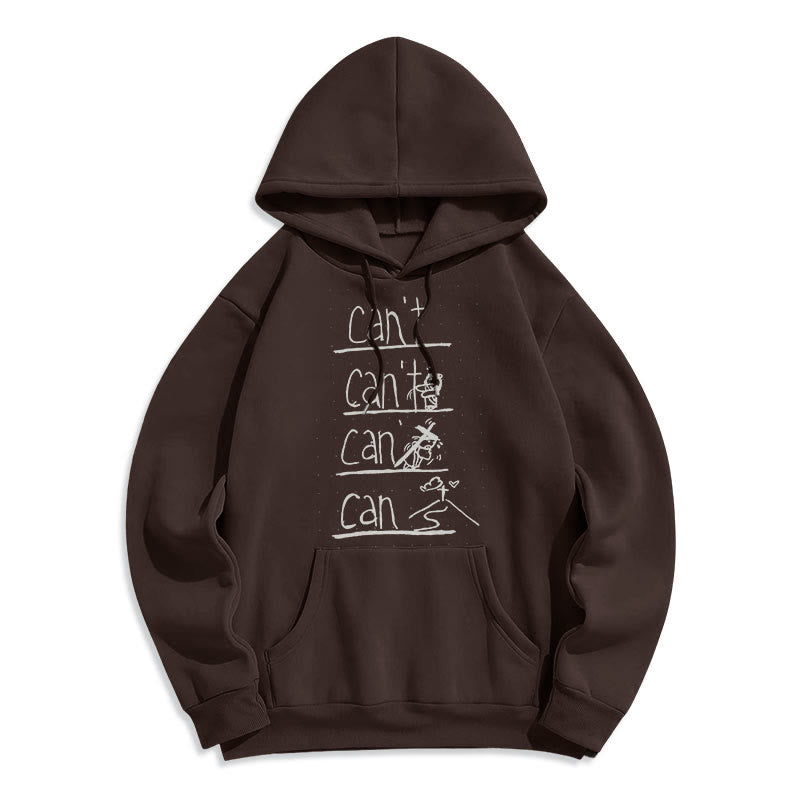 Quotation Style Redemption Through Jesus Sacrifice Fleece Lined Polyester Hoodie