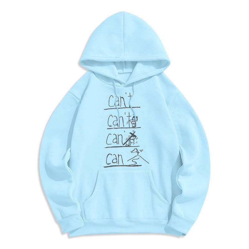 Quotation Style Redemption Through Jesus Sacrifice Fleece Lined Polyester Hoodie