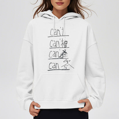 Quotation Style Redemption Through Jesus Sacrifice Fleece Lined Polyester Hoodie