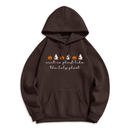 No Ghost Like the Holy Ghost Fleece Lined Polyester Hoodie