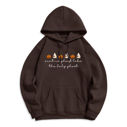 No Ghost Like the Holy Ghost Fleece Lined Polyester Hoodie