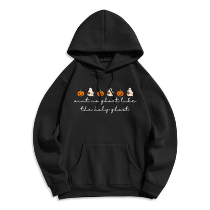 No Ghost Like the Holy Ghost Fleece Lined Polyester Hoodie