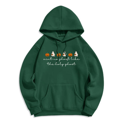 No Ghost Like the Holy Ghost Fleece Lined Polyester Hoodie