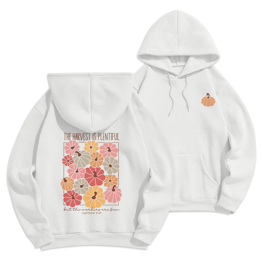 Harvest Grace in Every Pumpkin Fleece Lined Polyester Hoodie