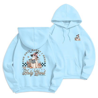 Holy Ghost Witchy Chic Fleece Lined Polyester Hoodie