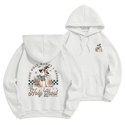 Holy Ghost Witchy Chic Fleece Lined Polyester Hoodie