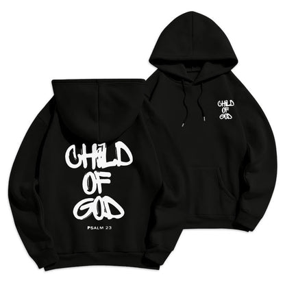 Faith Graffiti Child of God Adult Fleece Lined Polyester Hoodie