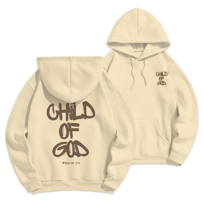 Faith Graffiti Child of God Adult Fleece Lined Polyester Hoodie