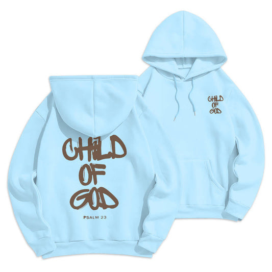 Faith Graffiti Child of God Adult Fleece Lined Polyester Hoodie