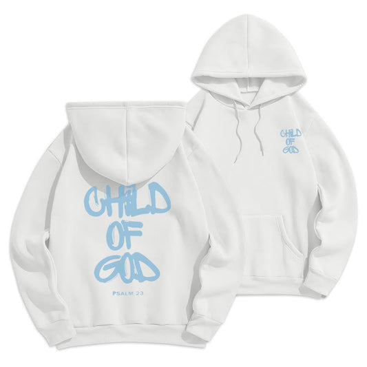 Faith Graffiti Child of God Adult Fleece Lined Polyester Hoodie