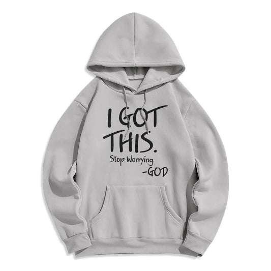 I GOT THIS - GOD Inspirational Faith Fleece Lined Polyester Hoodie