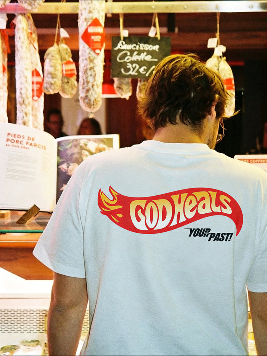 God Heals Your Past Printed Men's T-shirt