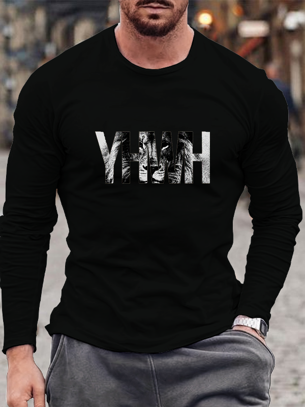 YHWH Lion  Long Sleeve T-Shirt
