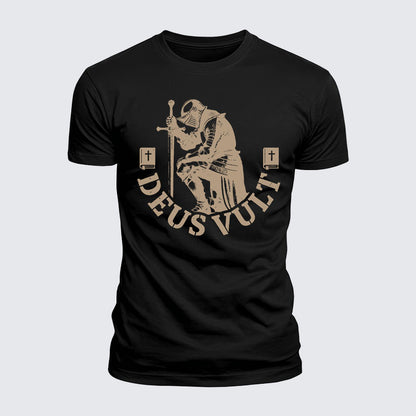 Luxe Mercerized Cotton Tee - Deus Vult