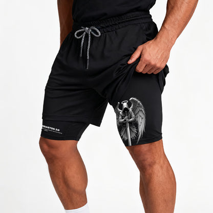Christianartworkshop Ecclesiastes 3:8 Wings of War Performance Shorts