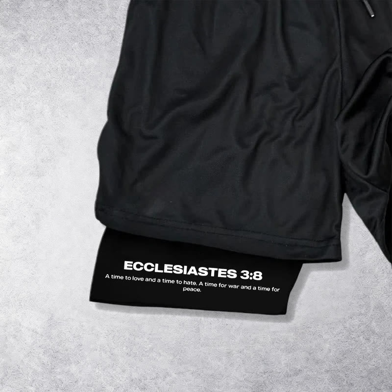 Christianartworkshop Ecclesiastes 3:8 Wings of War Performance Shorts