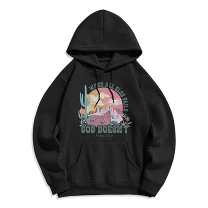 God Doesn’t Fail Mission Fleece Lined Polyester Hoodie