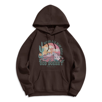 God Doesn’t Fail Mission Fleece Lined Polyester Hoodie