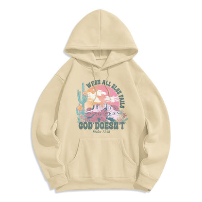 God Doesn’t Fail Mission Fleece Lined Polyester Hoodie