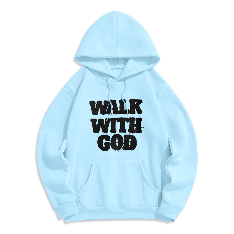 Walk With God Mission Fleece Lined Polyester Hoodie