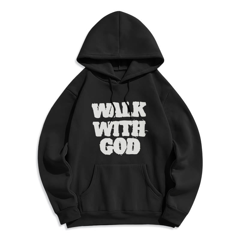 Walk With God Mission Fleece Lined Polyester Hoodie