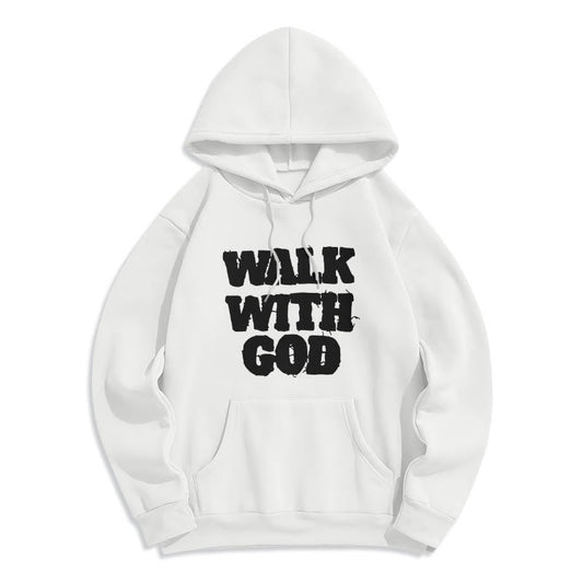 Walk With God Mission Fleece Lined Polyester Hoodie