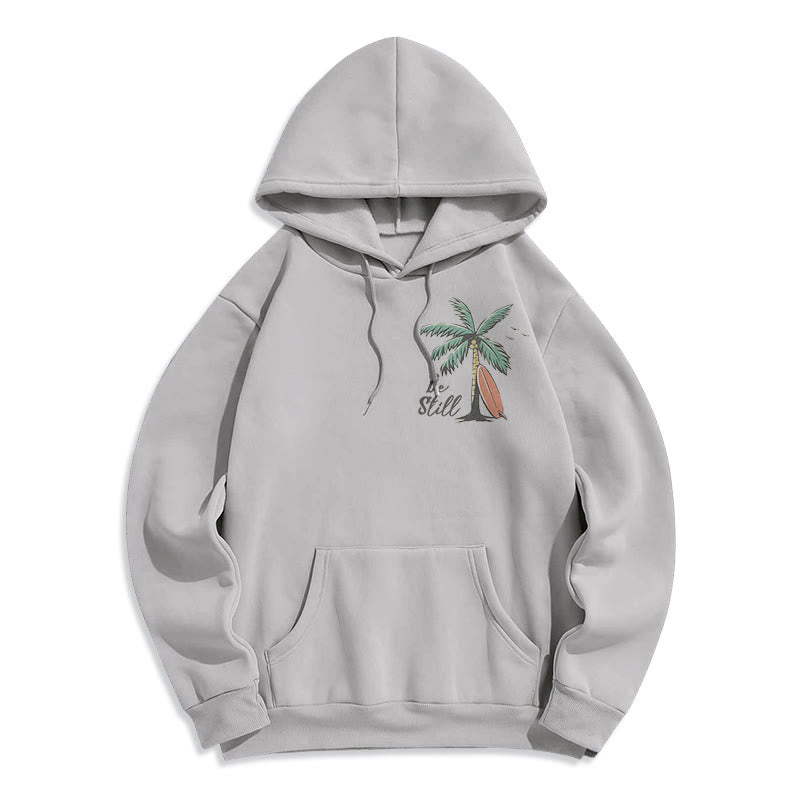 Scripture & Coastal Be Still Fleece Lined Polyester Hoodie