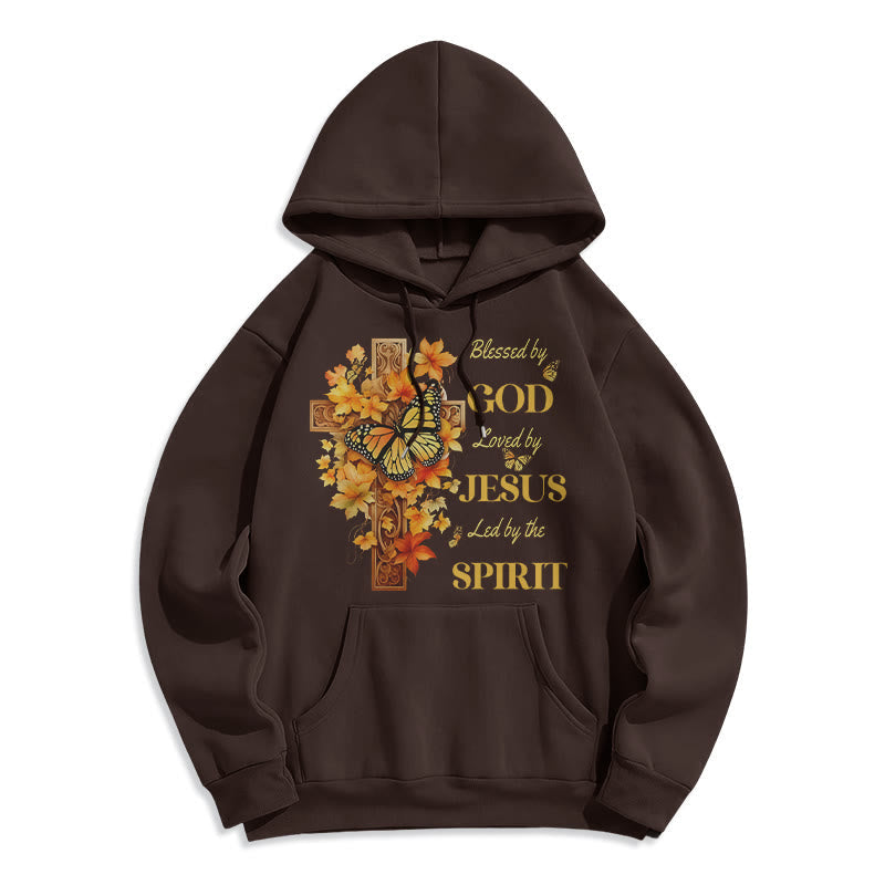 Blessed by God Mission Fleece Lined Polyester Hoodie
