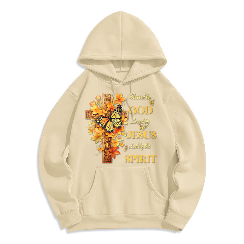 Blessed by God Mission Fleece Lined Polyester Hoodie