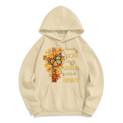 Blessed by God Mission Fleece Lined Polyester Hoodie