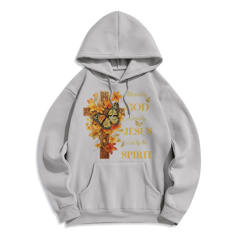 Blessed by God Mission Fleece Lined Polyester Hoodie