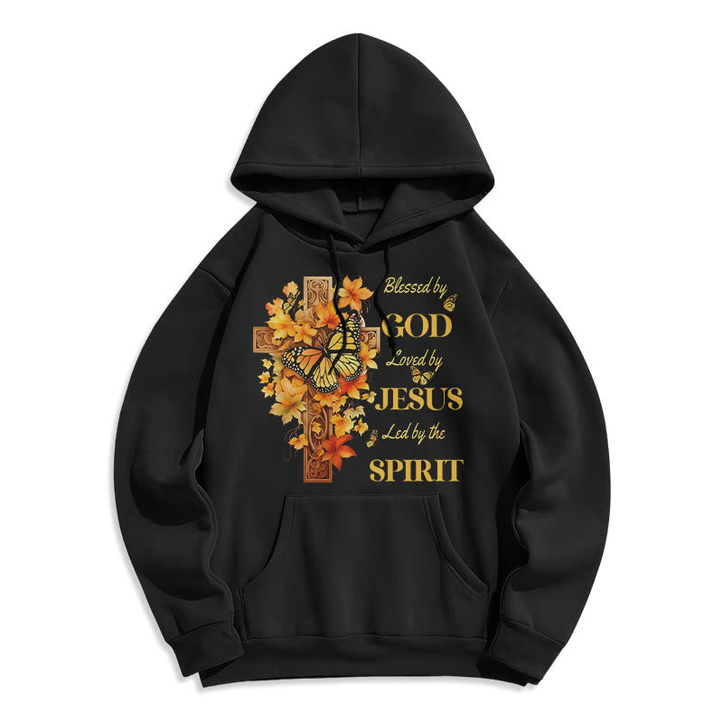 Blessed by God Mission Fleece Lined Polyester Hoodie
