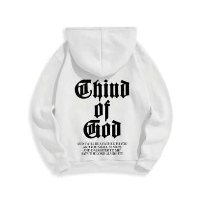 Child of God Scripture Fleece Lined Polyester Hoodie