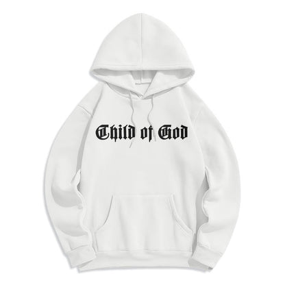 Child of God Scripture Fleece Lined Polyester Hoodie