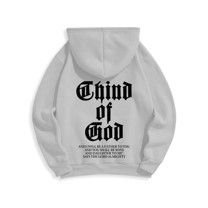 Child of God Scripture Fleece Lined Polyester Hoodie