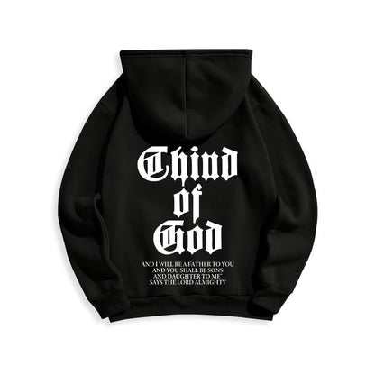 Child of God Scripture Fleece Lined Polyester Hoodie