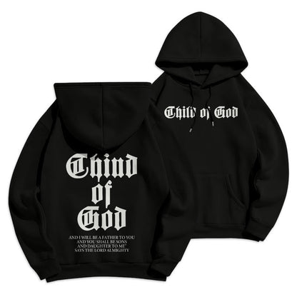 Child of God Scripture Fleece Lined Polyester Hoodie