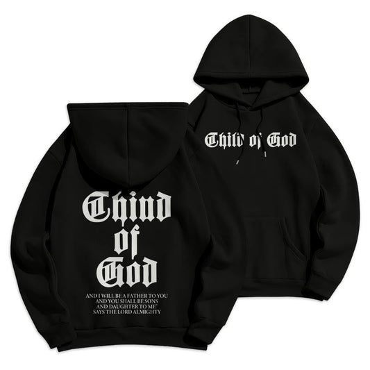 Child of God Scripture Fleece Lined Polyester Hoodie