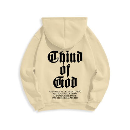 Child of God Scripture Fleece Lined Polyester Hoodie