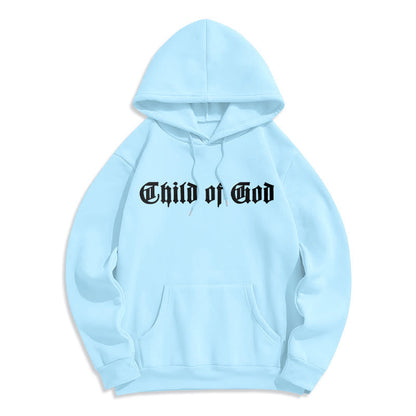 Child of God Scripture Fleece Lined Polyester Hoodie