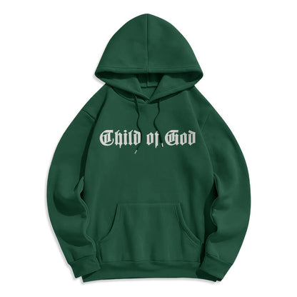 Child of God Scripture Fleece Lined Polyester Hoodie