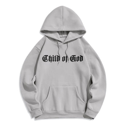 Child of God Scripture Fleece Lined Polyester Hoodie