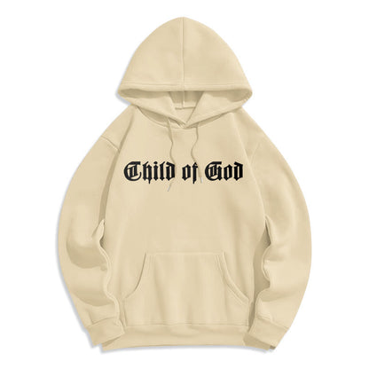Child of God Scripture Fleece Lined Polyester Hoodie