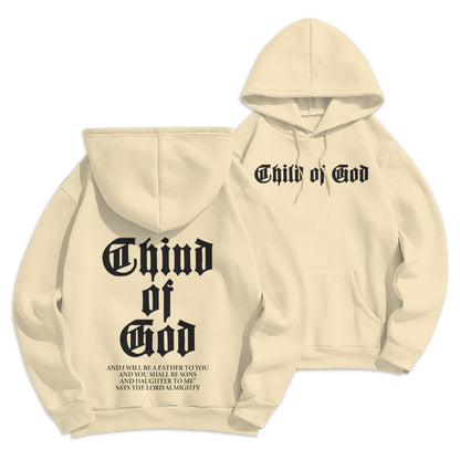 Child of God Scripture Fleece Lined Polyester Hoodie