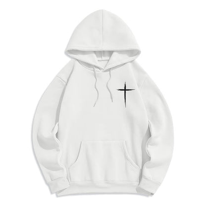 Jesus Saves John 14:6 Faith Fleece Lined Polyester Hoodie