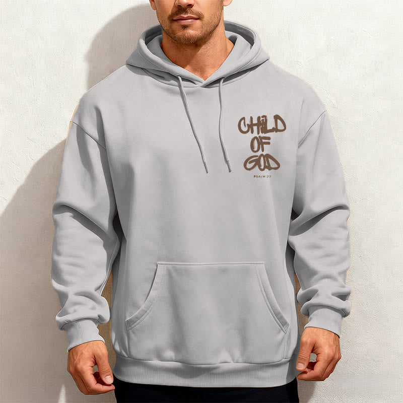 Faith Graffiti Child of God Adult Fleece Lined Polyester Hoodie