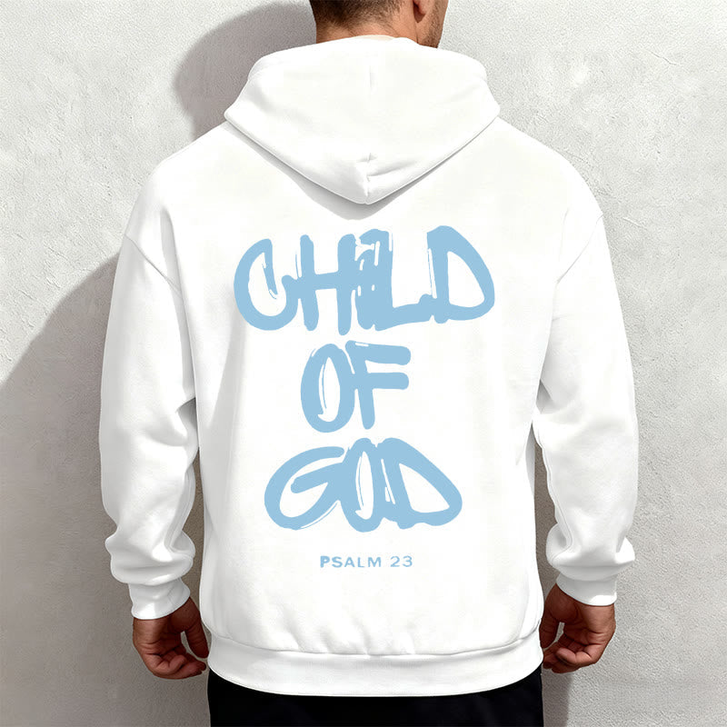 Faith Graffiti Child of God Adult Fleece Lined Polyester Hoodie