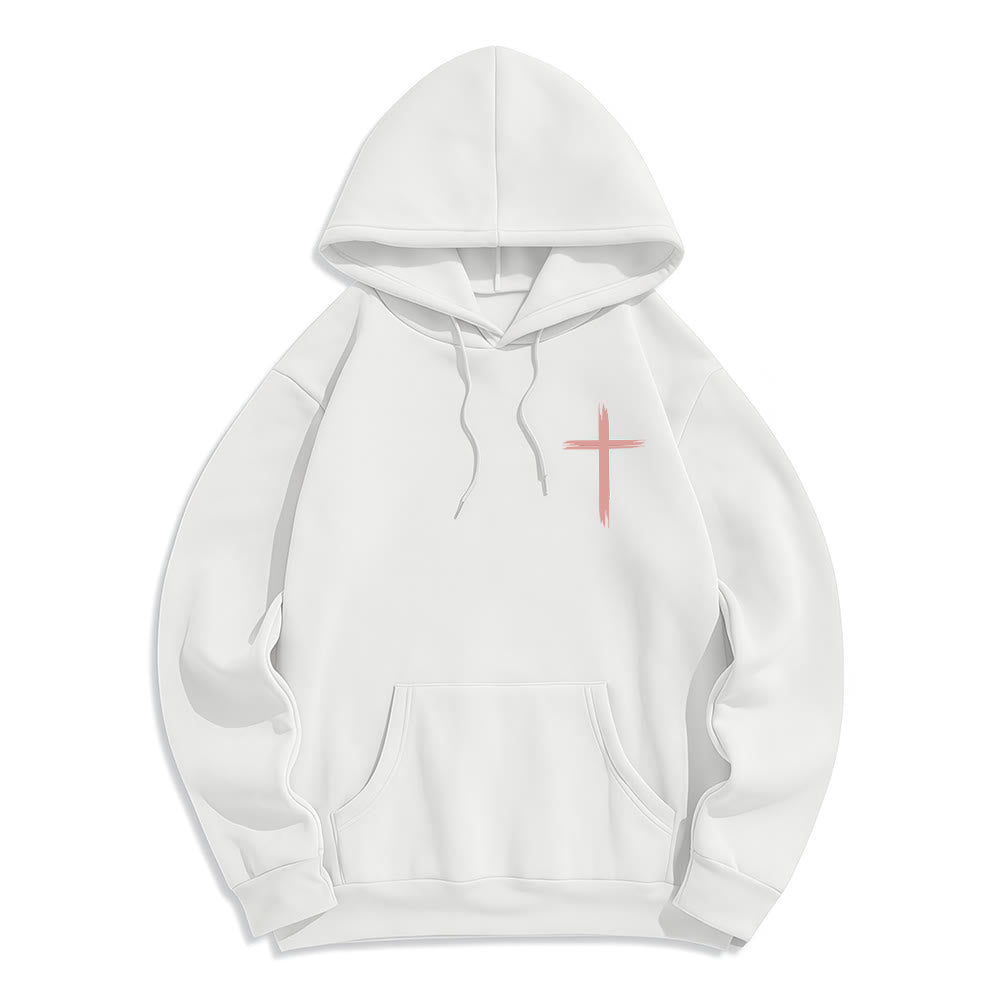 Do All In Love Scripture Floral Fleece Lined Polyester Hoodie